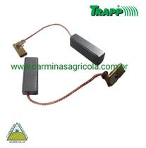 Kit 2 escova dos motores ametek aparador de grama trapp 800/1000/1500w 127/220v - 1111474