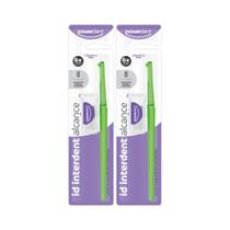 KIT 2 ESCOVA INTERDENTAL ALCANCE CILINDRICO 3mm