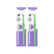 KIT 2 ESCOVA INTERDENTAL ALCANCE CONICO 3 a 7mm