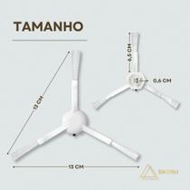 Kit 2 Escova Lateral Compatível Com Robô Aspirador xiaomi Kit 2 Escova Lateral Compatível Com Robô Aspirador xiaomi