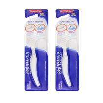 Kit 2 Escova Limpeza Prótese Dentadura Aparelho Dentalclean Kit 2 Escova Limpeza Prótese Dentadura Aparelho Dentalclean