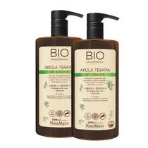 Kit 2 Escova progressiva Bio Amazônica Selagem Natumaxx 1l