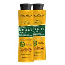 Kit 2 Escova Tanino Organic Passo Único NatuMaxx 500ml