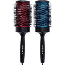 Kit 2 escova térmica metalica vazada 74mm marco boni