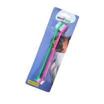 Kit 2 Escovas De Dente Higienizadora Colorida Gatos Cães Mimo Pets