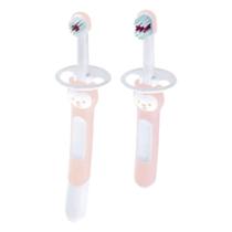 Kit 2 Escovas De Dente Infantil Mam Learn To Brush 5m+ Rosa
