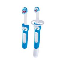 Kit 2 Escovas De Dentes Infantil Learn To Brush 5m+ Azul MAM