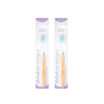 Kit 2 Escovas de Dentes PósCirúrgica PowerDent Cerdas Ultra Macias para Higiene Delicada e Recuperação Bucal PósOperatória