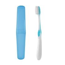 Kit 2 Escovas DentaisRosa Cerdas Macias c/ Porta Escova Kess Kit 2 Escovas DentaisRosa Cerdas Macias c/ Porta Escova Kess