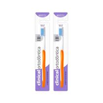 Kit 2 Escovas Ortodônticas PowerDent Escova de Dentes para Aparelho, Limpeza Profunda entre Arcos e Fios Kit 2 Escovas Ortodônticas PowerDent Escova de Dentes para Aparelho, Limpeza Profunda entre Arcos e Fios