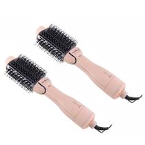 Kit 2 Escovas Secadora Britânia BEC07R Soft 4 em 1 Rosa Bivolt