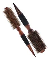 Kit 2 escovas térmicas madeira G 53MM M 45MM marco boni Kit 2 escovas térmicas madeira G 53MM M 45MM marco boni