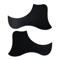 Kit 2 Escudo Violão Boca Redonda Preto Adesivo Modelo Taylor Kit 2 Escudo Violão Boca Redonda Preto Adesivo Modelo Taylor