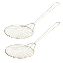 Kit 2 Escumadeiras Fritura 20 cm Resistente Batata Pastel Kit 2 Escumadeiras Fritura 20 cm Resistente Batata Pastel