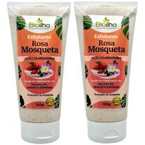 Kit 2 Esfoliante Clareador de Rosa Mosqueta - Clareia Manchas, Trata Acne, Foliculite e estrias Kit 2 Esfoliante Clareador de Rosa Mosqueta - Clareia Manchas, Trata Acne, Foliculite e estrias