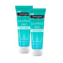 Kit 2 Esfoliante Facial Neutrogena Purified Skin 100g