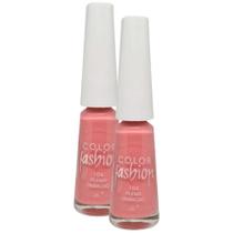 Kit 2 Esmalte Color Fashion Cremoso Cor Plena 8ml Kit 2 Esmalte Color Fashion Cremoso Cor Plena 8ml