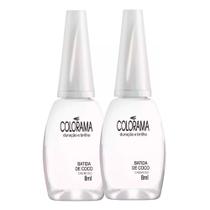 Kit 2 Esmalte Colorama Cor Batida de Coco com 8ml
