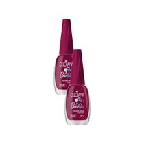 Kit 2 Esmalte Colorama Cremoso Barbie Barbie Boss Vegana 6 Free 8ml