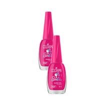 Kit 2 Esmalte Colorama Cremoso Barbie Barbie Girl 8ml