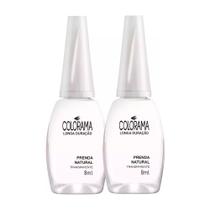 Kit 2 Esmalte Colorama Natural Cor Prenda Natural com 8ml