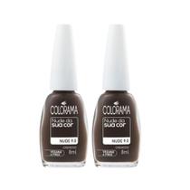 Kit 2 Esmalte Colorama Nude da Sua Cor 9.0 com 8ml Kit 2 Esmalte Colorama Nude da Sua Cor 9.0 com 8ml