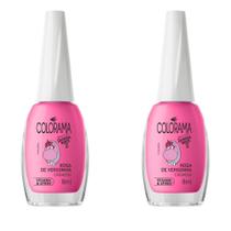 Kit 2 Esmalte Colorama Rosa de Vergonha Divertida Mente 2 com 8ml