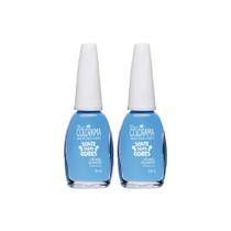 Kit 2 Esmalte Colorama Solte Suas Cores Xô Mal Olhado! 8ml