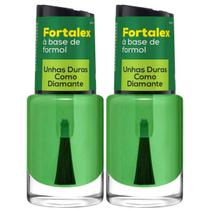 Kit 2 Esmalte Cora Fortalex Fortalecedor De Unhas