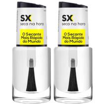 Kit 2 Esmalte Cora Sx Super Secante Secagem Rápida E Brilho