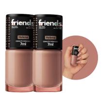 Kit 2 Esmalte Cremoso Nude Helena Friends 7ml Cor Vibrante Kit 2 Esmalte Cremoso Nude Helena Friends 7ml Cor Vibrante