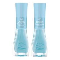 Kit 2 Esmalte Dailus Color Atrás do Arco Íris Cor Nuvem de Algodão com 8ml