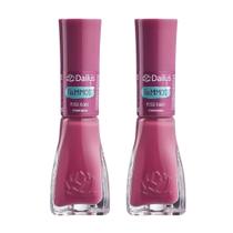 Kit 2 Esmalte Dailus Color Fla.Mimos Cor Rosa Raro com 8ml