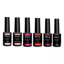 Kit 2 Esmalte Em Gel Brilia 10g - Brilia Nails