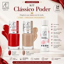 kit 2 esmalte Hipoalergenico Remolvedor de esmalte alergo Easy kit 2 esmalte Hipoalergenico Remolvedor de esmalte alergo Easy