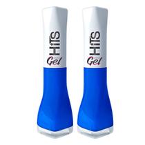 Kit 2 Esmalte Hits Efeito Gel Cor Eita! 8ml Kit 2 Esmalte Hits Efeito Gel Cor Eita! 8ml