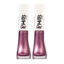 Kit 2 Esmalte Hits Rir Sem Parar Efeito Gel 8ml Kit 2 Esmalte Hits Rir Sem Parar Efeito Gel 8ml