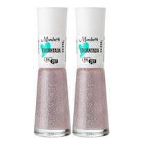 Kit 2 Esmalte Marchetti Coleção Gliterinada Encantada 297 com 8ml