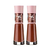 Kit 2 Esmalte Marchetti Cremoso Meu Nude Cor 05 Minha Vida 8ml