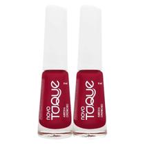 Kit 2 Esmalte Novo Toque Ameixa Cremoso 8ml