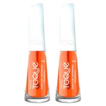 Kit 2 Esmalte Novo Toque Casco de Tartaruga Tratamento 8ml