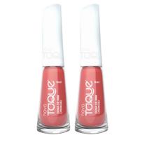 Kit 2 Esmalte Novo Toque Dona de Mim Cremoso 8ml Kit 2 Esmalte Novo Toque Dona de Mim Cremoso 8ml