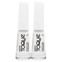 Kit 2 Esmalte Novo Toque Nuvem Classic Transparente 8ml