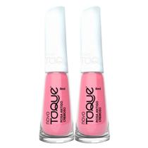 Kit 2 Esmalte Novo Toque Rosa Antigo Cremoso 8ml Kit 2 Esmalte Novo Toque Rosa Antigo Cremoso 8ml