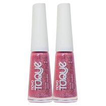 Kit 2 Esmalte Novo Toque Selfie Areia Liquida 8ml