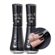 Kit 2 Esmalte Preto Cisne Negro Cremoso Efeito Gel 5Free Vult 8ml