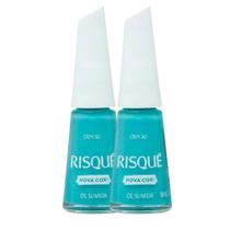 Kit 2 Esmalte Risqué Cremoso Nova Cor Oi Sumida 8ml