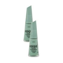 Kit 2 Esmalte Risqué Deusas Inspiradoras Cor Inspiração Divina Verde 8 ml
