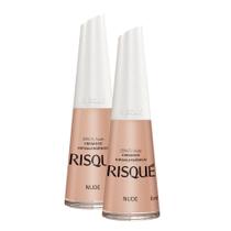 Kit 2 Esmalte Risqué Nude Cremoso Nude 8ml Kit 2 Esmalte Risqué Nude Cremoso Nude 8ml