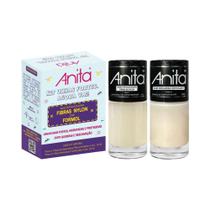 Kit 2 Esmaltes Anita Unhas Fortes Agora Vai! Tratamento Kit 2 Esmaltes Anita Unhas Fortes Agora Vai! Tratamento